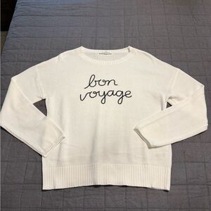 Workshop Republic Clothing White Crew Neck Sweater